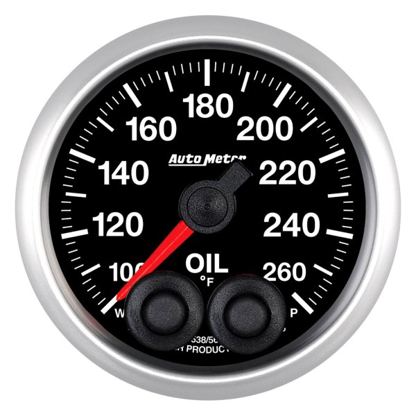 Auto Meter® - Elite Series 2-1/16" Oil Temperature Gauge, 100-260 F