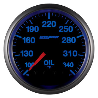 Auto Meter® 5640 - Elite Series 2-1/16" Oil Temperature Gauge, 100-340 F