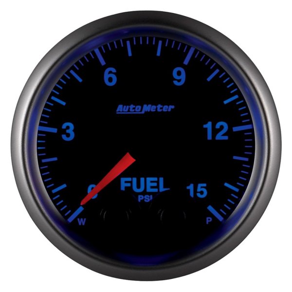 Auto Meter® - Elite Series 2-1/16" Fuel Pressure Gauge, 0-15 PSI