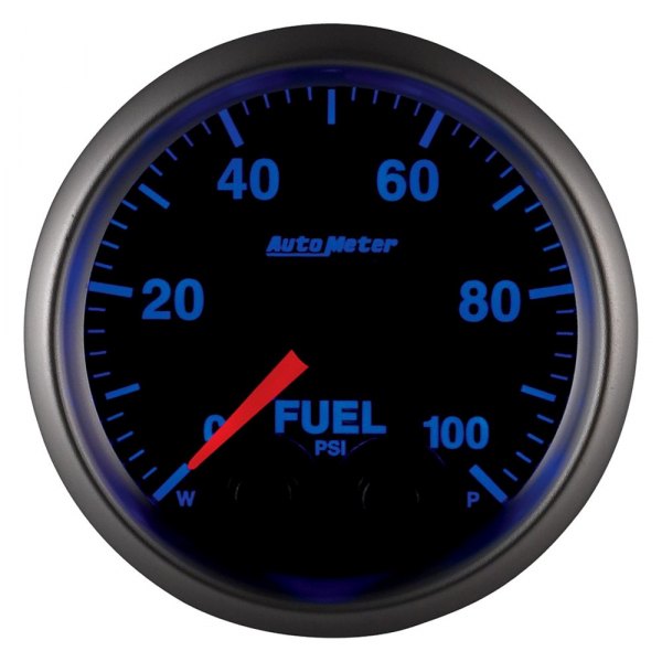 Auto Meter® - Elite Series 2-1/16" Fuel Pressure Gauge, 0-100 PSI