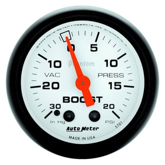 Auto Meter® - Phantom Series Boost/Vacuum Gauges