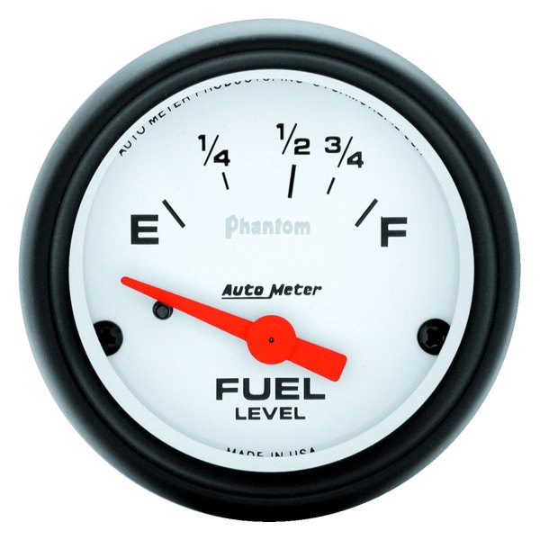 Auto Meter® - Phantom Series 2-1/16" Fuel Level Gauge