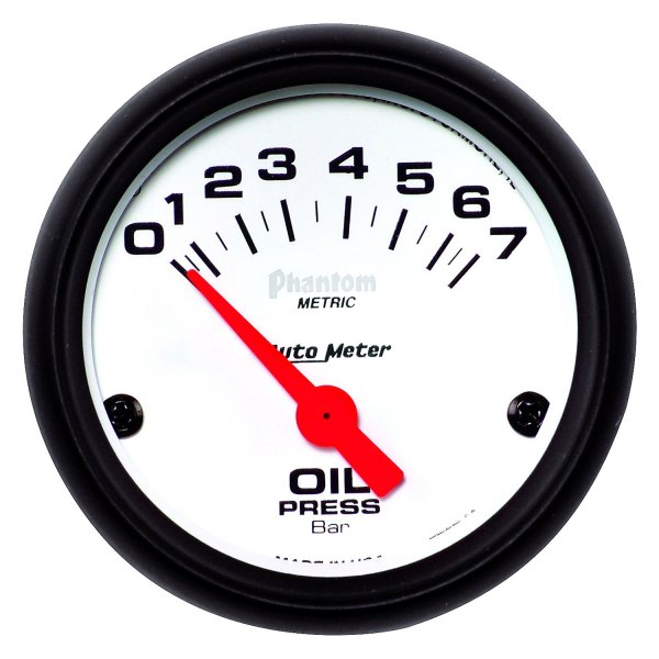 Auto Meter® - Phantom Series 2-1/16" Oil Pressure Gauge, 0-7 BARS