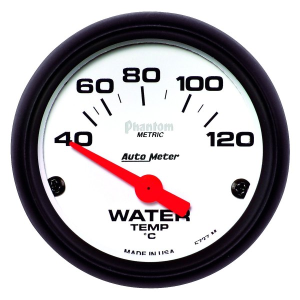 Auto Meter® - Phantom Series 2-1/16" Water Temperature Gauge, 40-120 C