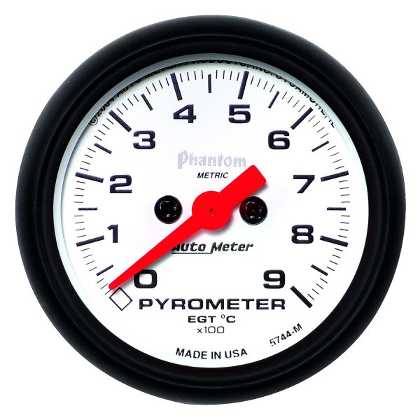 Auto Meter® - Phantom Series 2-1/16" EGT Pyrometer Gauge, 0-900 C