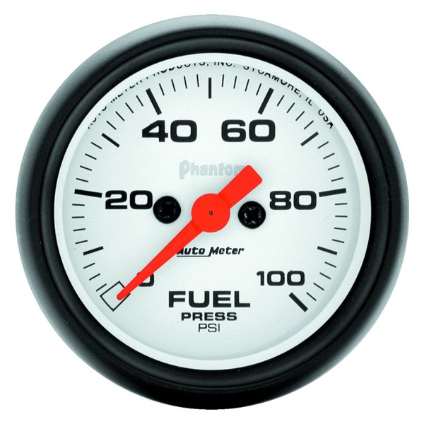 Auto Meter® - Phantom Series 2-1/16" Fuel Pressure Gauge, 0-100 PSI
