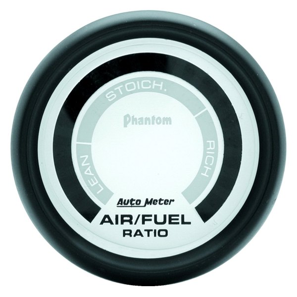 Auto Meter® - Phantom Series 2-1/16" Narrowband Air/Fuel Ratio Gauge, Lean-Rich