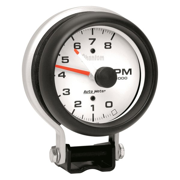 Auto Meter® - Phantom Series 3-3/4" Pedestal Tachometer Gauge, 0-8,000 RPM