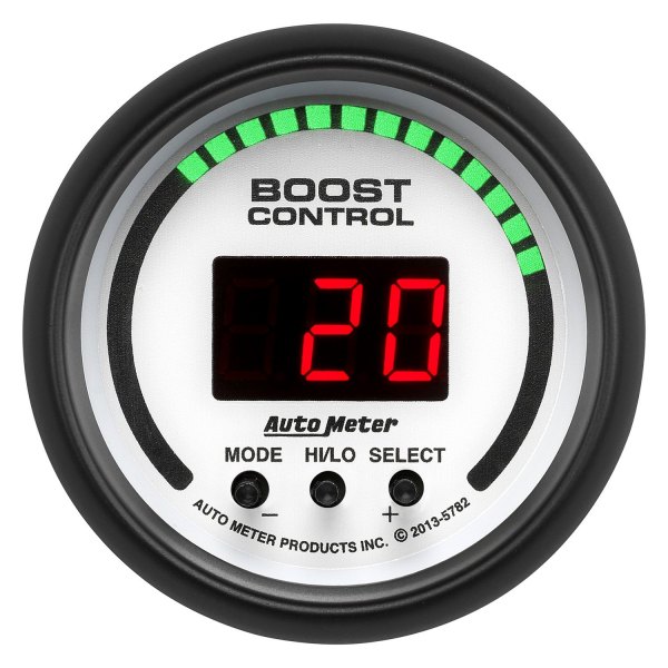 Auto Meter® - Phantom Series 2-1/16" Boost Controller Gauge, 30 In Hg/30 PSI