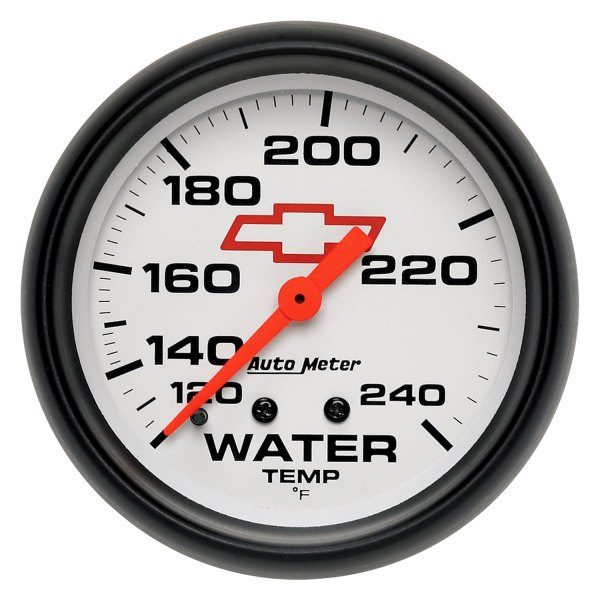 Auto Meter® - GM White Series 2-5/8" Water Temperature Gauge, 120-240 F