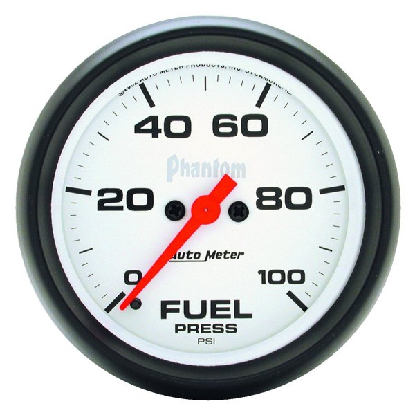 Auto Meter® - Phantom Series 2-5/8" Fuel Pressure Gauge, 0-100 PSI