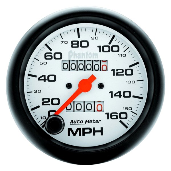 Auto Meter® - Phantom Series 3-3/8" Speedometer Gauge, 0-160 MPH