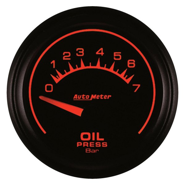 Auto Meter® - ES Series 2-1/16" Oil Pressure Gauge, 0-7 BARS