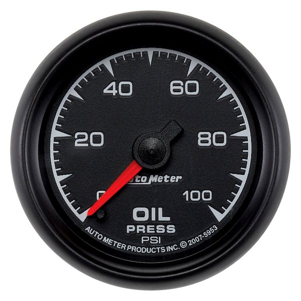 Auto Meter® - ES Series 2-1/16" Oil Pressure Gauge, 0-100 PSI