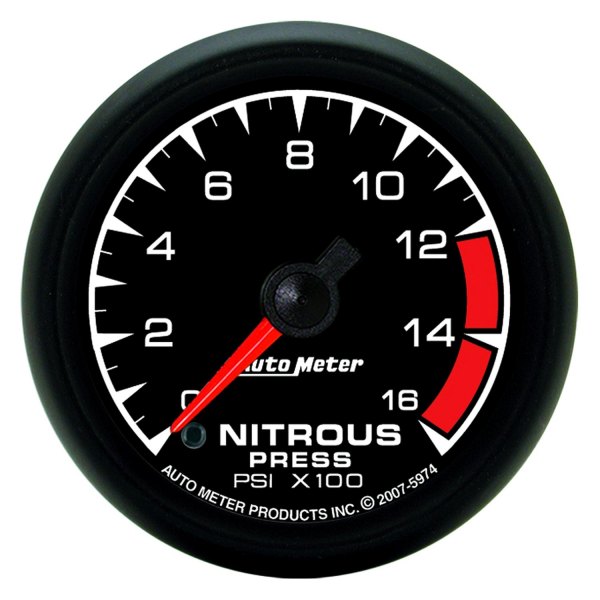 Auto Meter® - ES Series 2-1/16" Nitrous Pressure Gauge, 0-1600 PSI