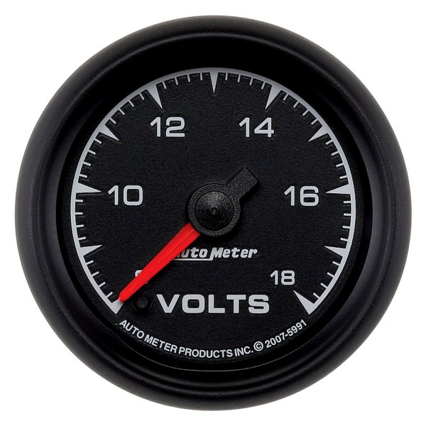 Auto Meter® - ES Series 2-1/16" Voltmeter Gauge, 8-18V