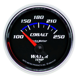 Auto Meter® - Cobalt Series 2-1/16" Water Temperature Gauge, 100-250 F