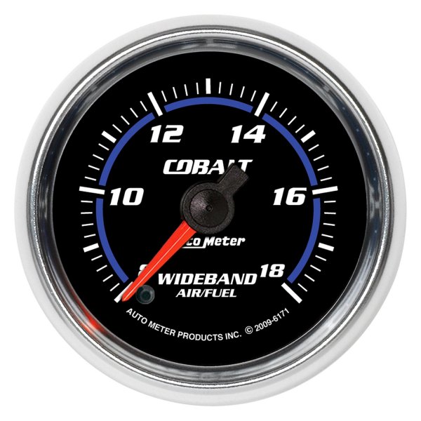 Auto Meter® - Cobalt Series 2-1/16" Wideband Air/Fuel Ratio Gauge, 8:1-18:1 AFR
