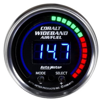 Auto Meter® 6197 - Cobalt Digital Series 2-1/16" Wideband Pro Plus Air/Fuel Ratio Gauge, 6:1-20:1 AFR