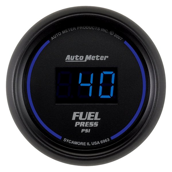 Auto Meter® - Cobalt Digital Series 2-1/16" Fuel Pressure Gauge, 0-100 PSI
