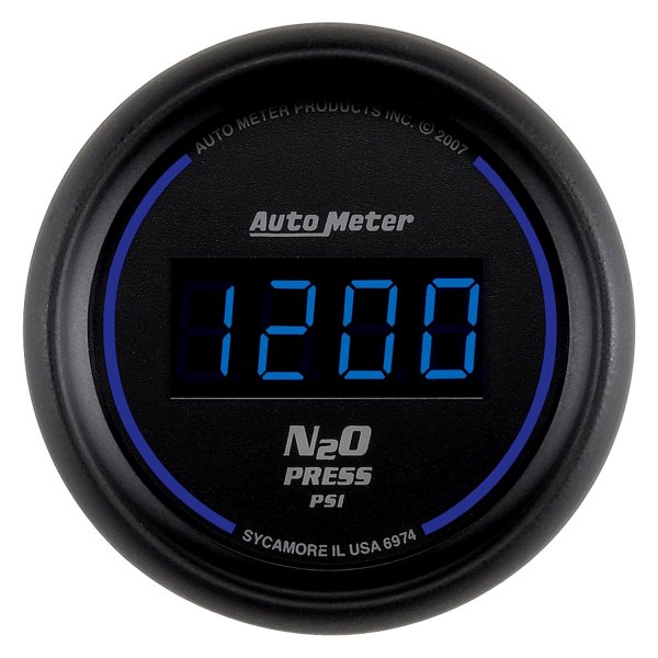 Auto Meter® - Cobalt Digital Series 2-1/16" Nitrous Pressure Gauge, 0-1600 PSI