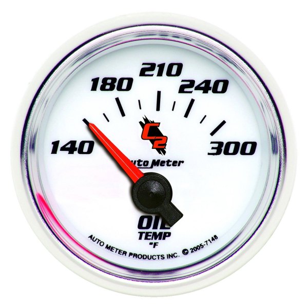 Auto Meter® - C2 Series 2-1/16" Oil Temperature Gauge, 140-300 F