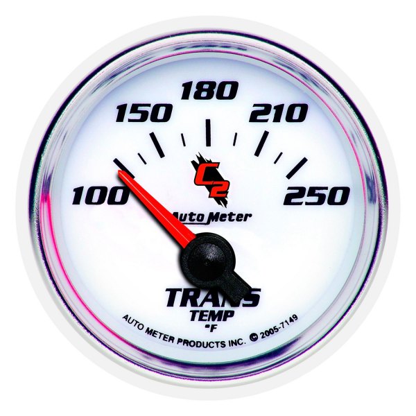 Auto Meter® - C2 Series 2-1/16" Transmission Temperature Gauge, 100-250 F