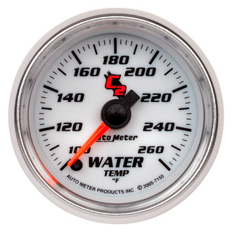 Auto Meter® 7155 - C2 Series 2-1/16" Water Temperature Gauge, 100-260 F