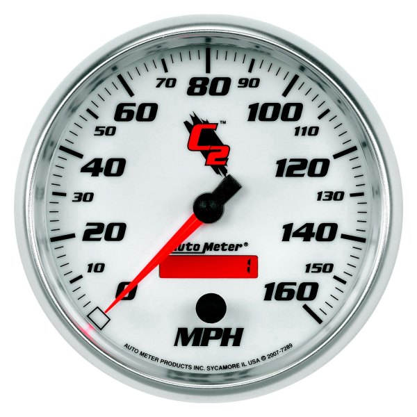 Auto Meter® - C2 Series 5" Speedometer Gauge, 0-160 MPH