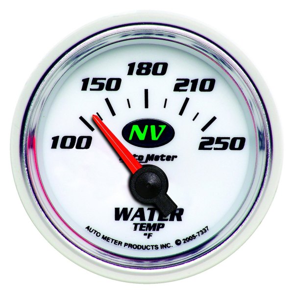 Auto Meter® - NV Series 2-1/16" Water Temperature Gauge, 100-250 F