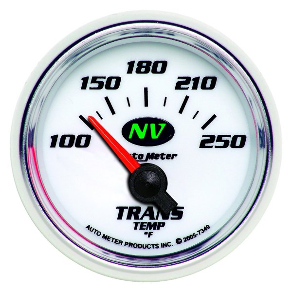 Auto Meter® - NV Series 2-1/16" Transmission Temperature Gauge, 100-250 F