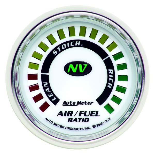 Auto Meter® - NV Series 2-1/16" Narrowband Air/Fuel Ratio Gauge, Lean-Rich