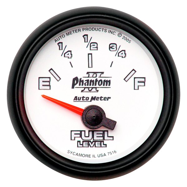 Auto Meter® - Phantom II Series 2-1/16" Fuel Level Gauge