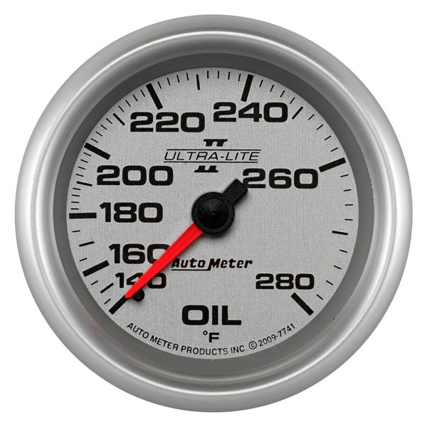 Auto Meter® - Ultra-Lite II Series 2-5/8" Oil Temperature Gauge, 140-280 F