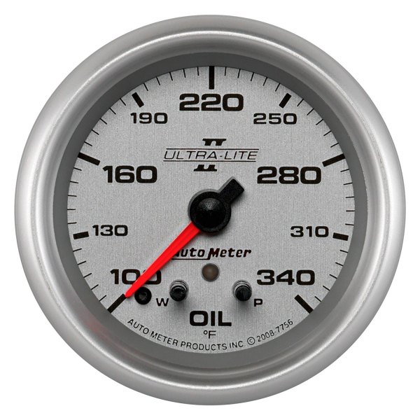 Auto Meter® - Ultra-Lite II Series 2-5/8" Oil Temperature Gauge, 100-340 F