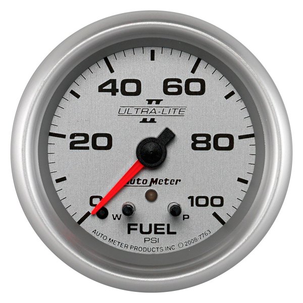 Auto Meter® - Ultra-Lite II Series 2-5/8" Fuel Pressure Gauge, 0-100 PSI