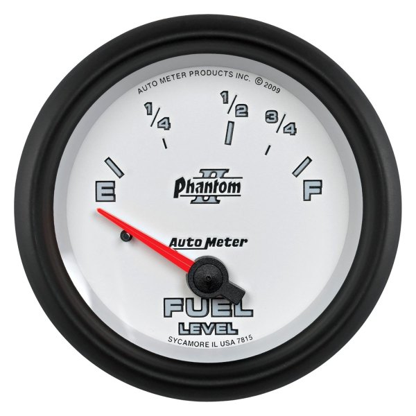Auto Meter® - Phantom II Series 2-5/8" Fuel Level Gauge