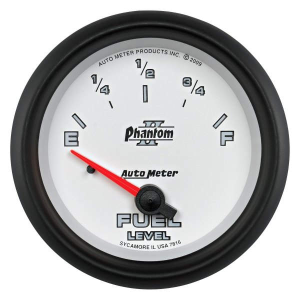Auto Meter® - Phantom II Series 2-5/8" Fuel Level Gauge