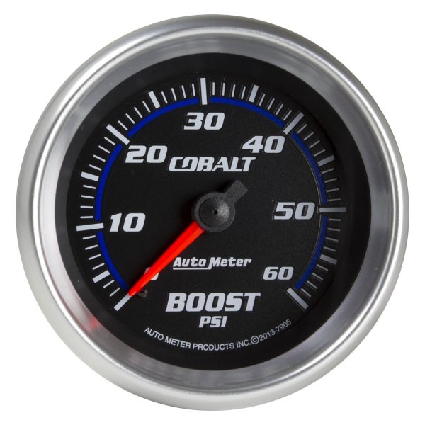 Auto Meter® - Cobalt Series 2-5/8" Boost Gauge, 0-60 PSI