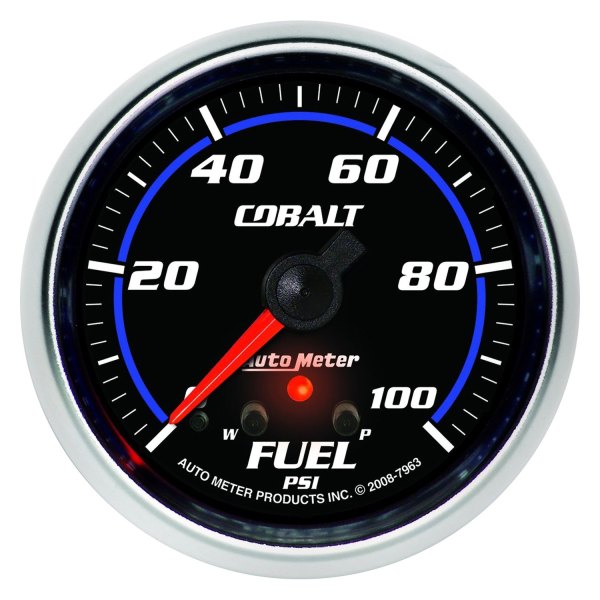 Auto Meter® - Cobalt Series 2-5/8" Fuel Pressure Gauge, 0-100 PSI