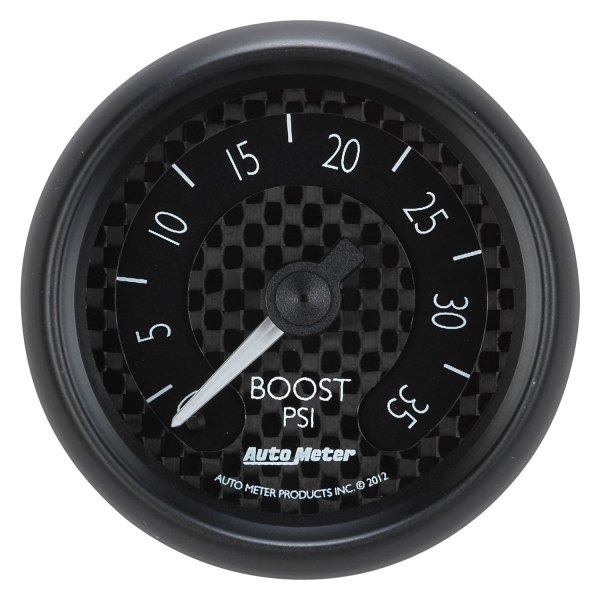 Auto Meter® - GT Series 2-1/16" Boost Gauge, 0-35 PSI