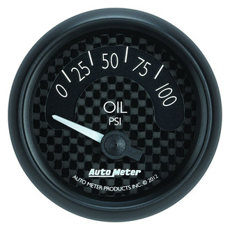 Auto Meter® 8027 - GT Series 2-1/16" Oil Pressure Gauge, 0-100 PSI