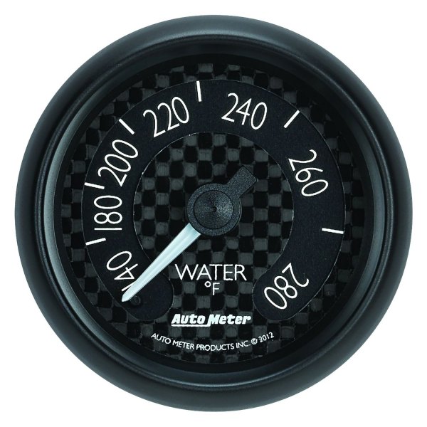 Auto Meter® - GT Series 2-1/16" Water Temperature Gauge, 140-280 F
