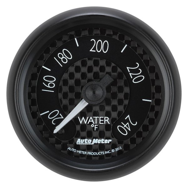 Auto Meter® - GT Series 2-1/16" Water Temperature Gauge, 120-240 F
