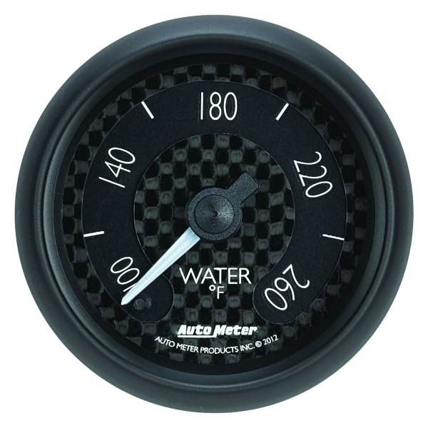 Auto Meter® - GT Series 2-1/16" Water Temperature Gauge, 100-260 F