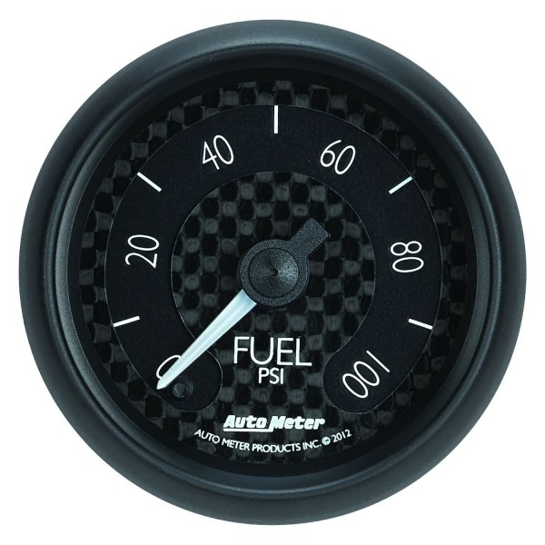 Auto Meter® - GT Series 2-1/16" Fuel Pressure Gauge, 0-100 PSI