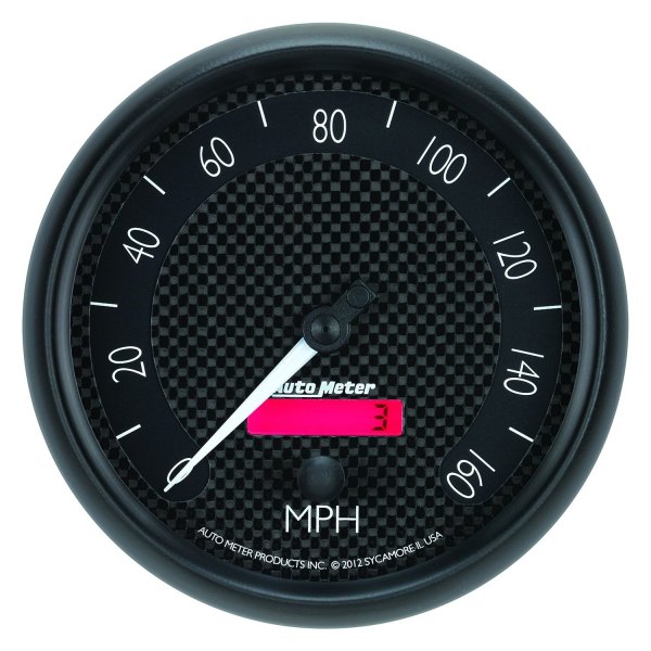 Auto Meter® - GT Series 5" Speedometer Gauge, 0-160 MPH