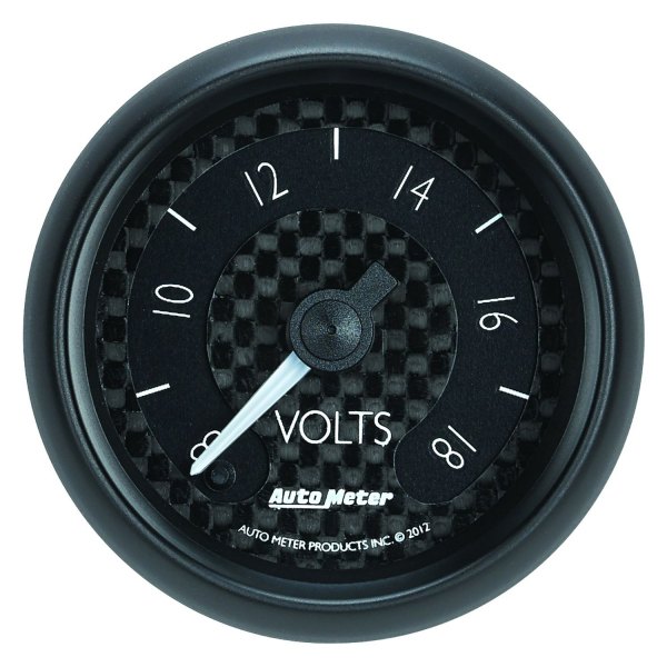 Auto Meter® - GT Series 2-1/16" Voltmeter Gauge, 8-18V