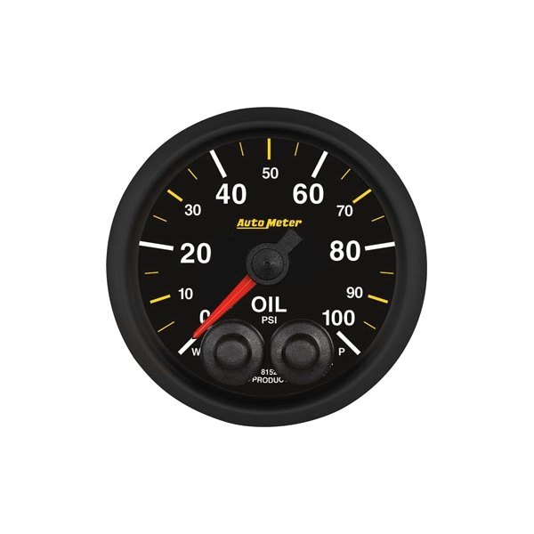 Auto Meter® - Elite Nascar Series 2-1/16" Oil Pressure Gauge, 0-100 PSI