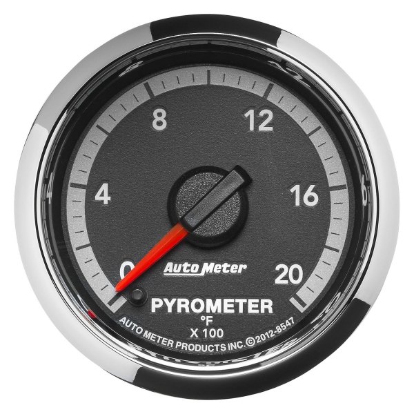 Auto Meter® - Dodge Factory Match 4th Generation Series 2-1/16" EGT Pyrometer Gauge, 0-2000 F